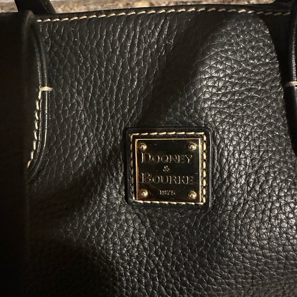 Dooney & Bourke Black Leather Bag - Picture 2 of 9